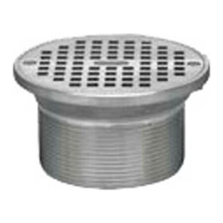 Oatey Oatey 10" Cast Nickel Round Barrel & Round Nickel Grate 82370